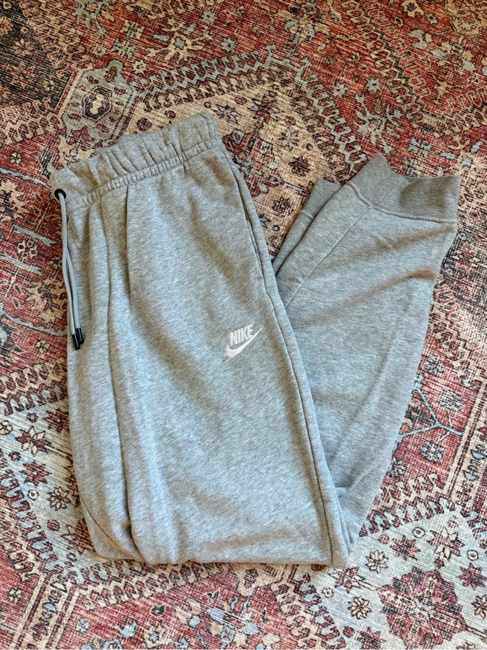 Nike Gray Fleece Jogger Pants